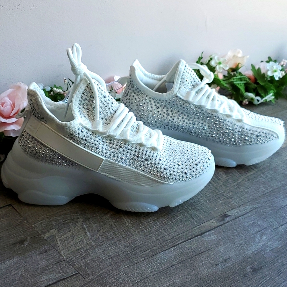 NEW YoKi rhinestone sneakers
